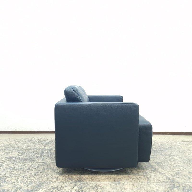 Paar Walter Knoll “Nelson” Armlehnstühle – Blau, Sehr Guter Zustand en venta 2