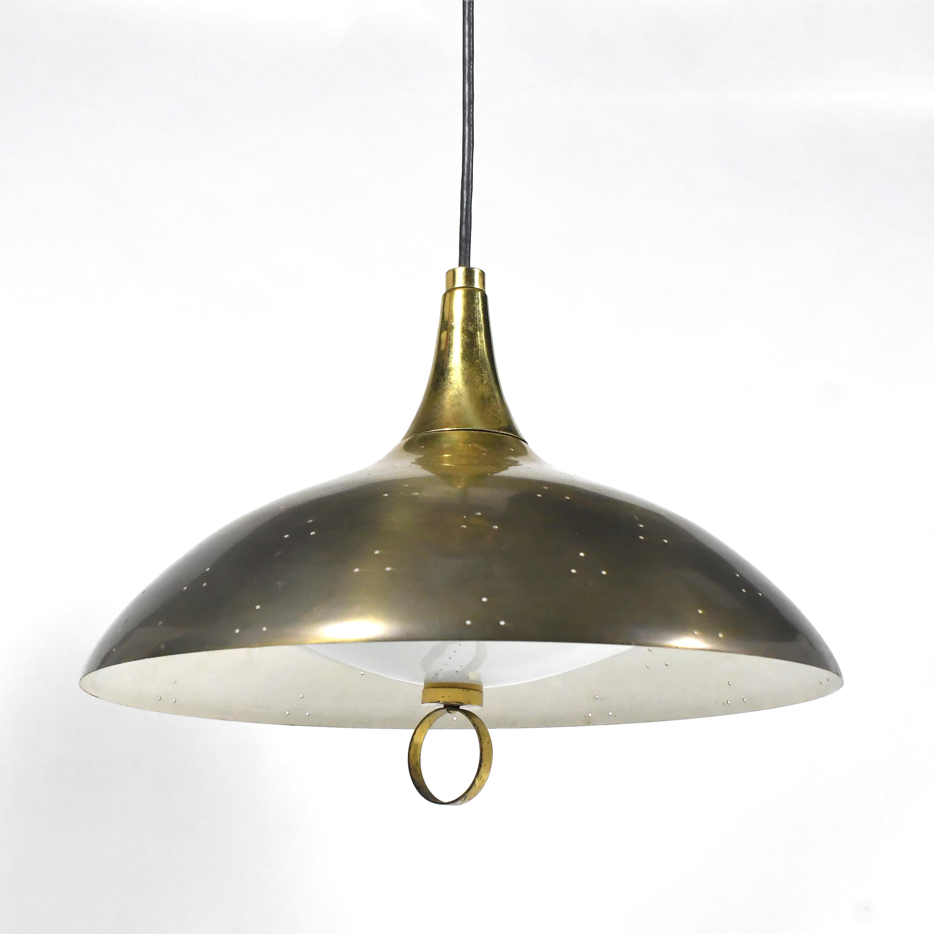 Lampada a sospensione Paavo Tynell di Lightolier In condizioni buone in vendita a Highland, IN