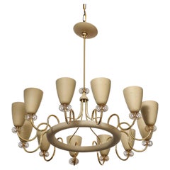 Paavo Tynell 12 Light 33 Inch "Ballerina" Chandelier for Lightolier
