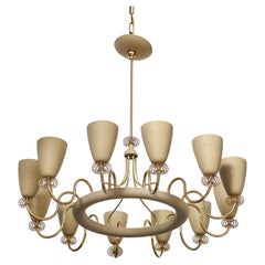 Paavo Tynell 12 Light 33 Inch "Ballerina" Chandelier for Lightolier 