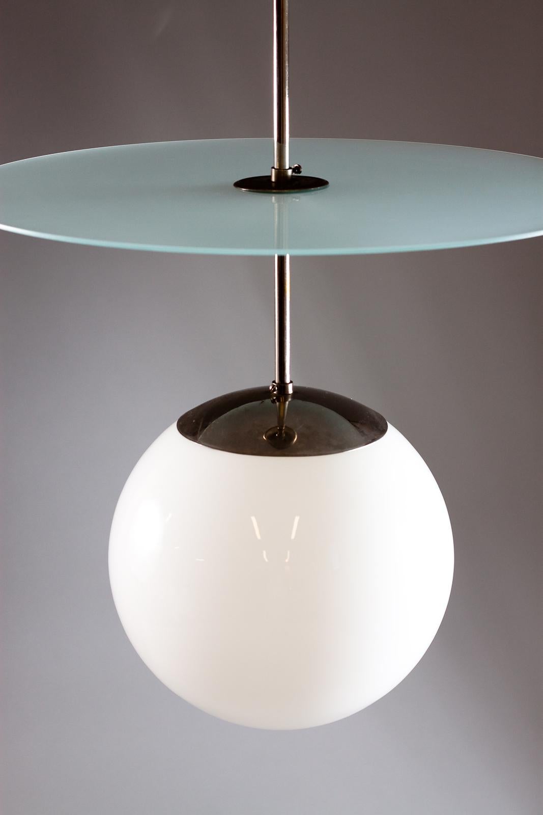 Finnish Paavo Tynell, 1930s Ceiling Light for Taito Oy For Sale