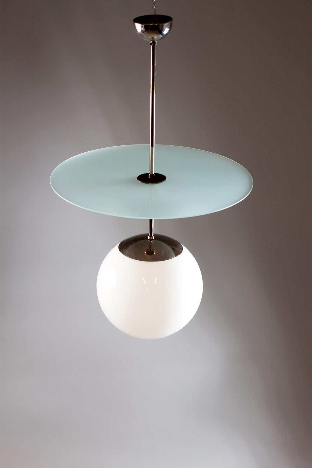 Metal Paavo Tynell, 1930s Ceiling Light for Taito Oy For Sale