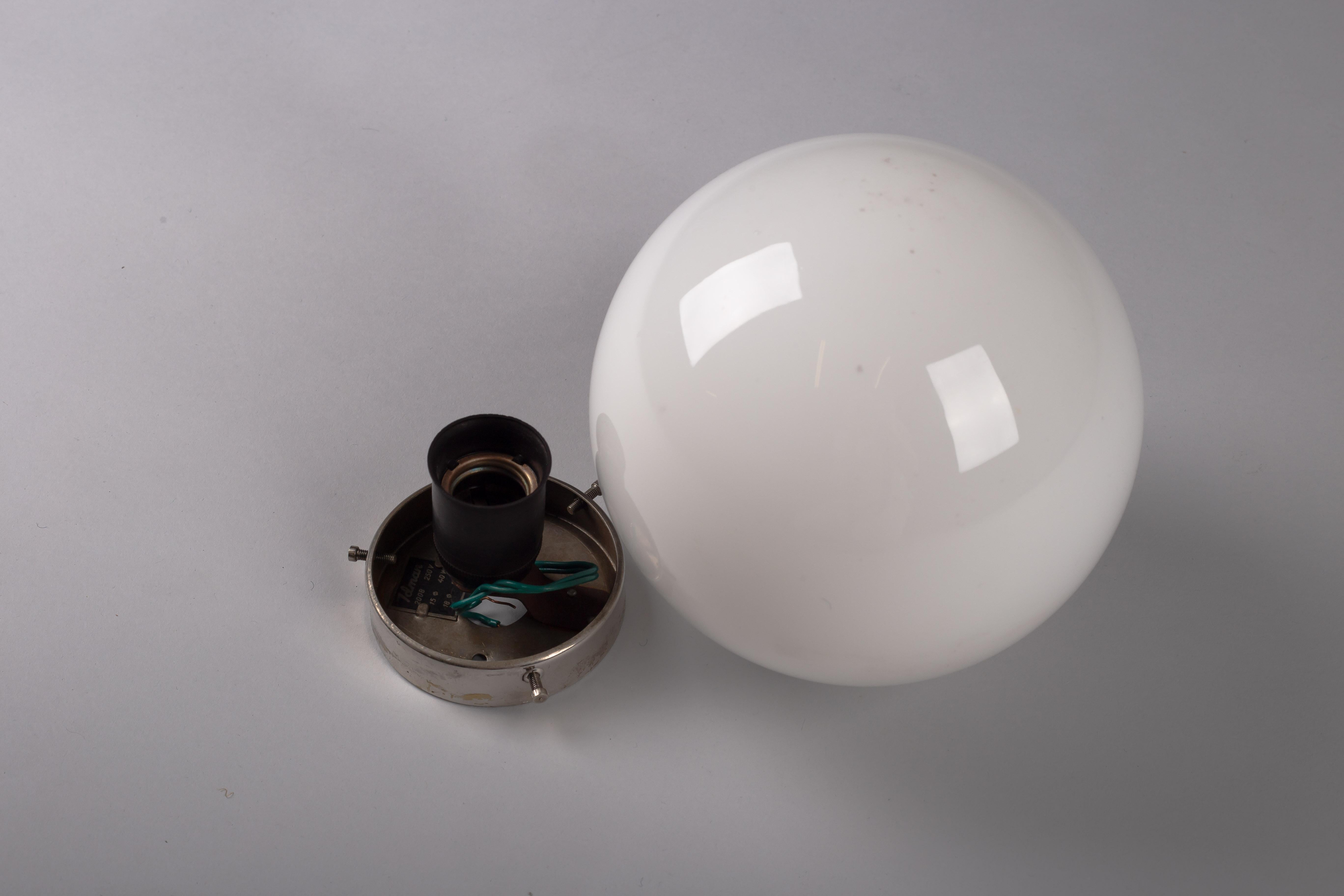 Plated Paavo Tynell, 1930's flush mount, Idman Oy, Finland For Sale