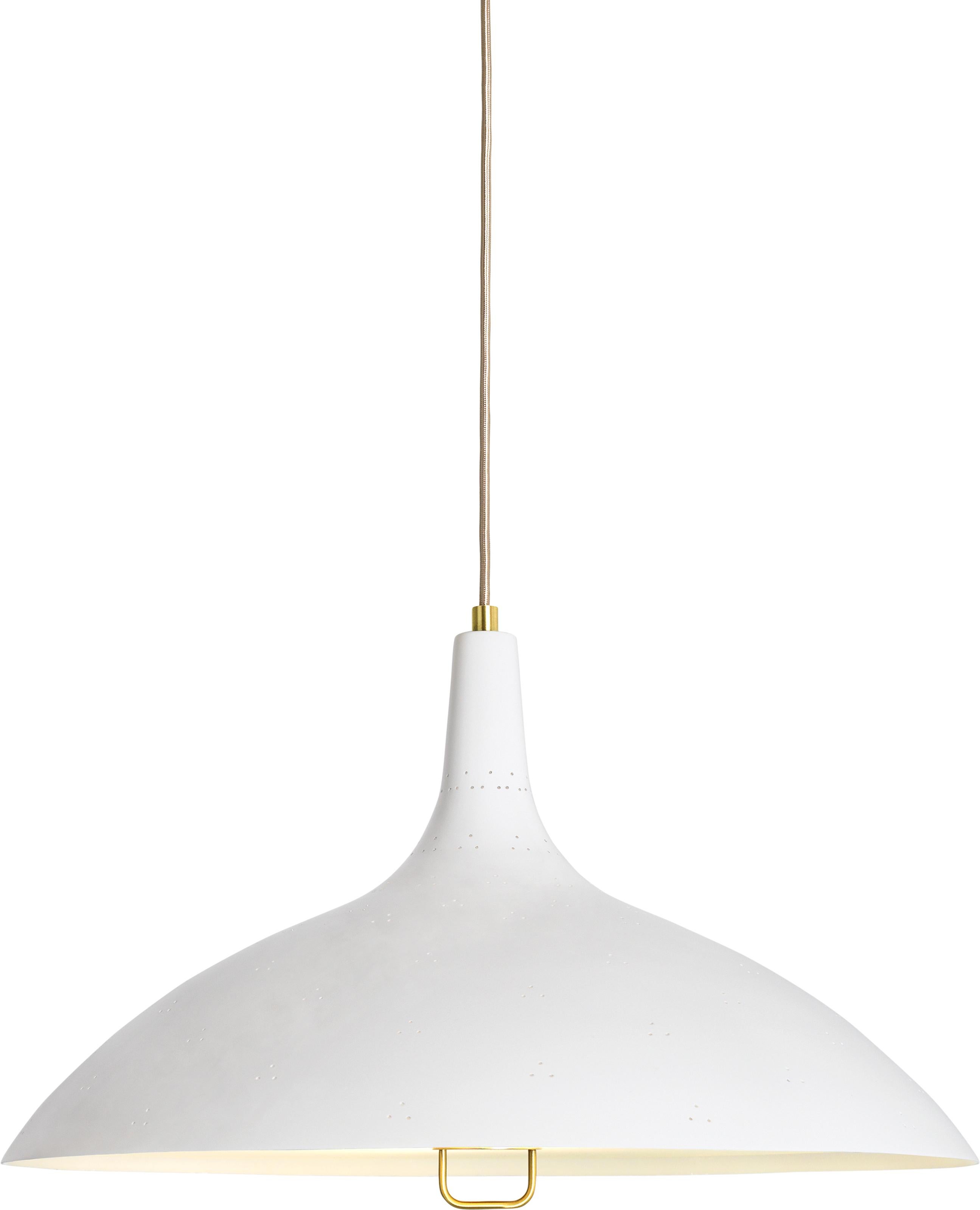 Finnish Paavo Tynell '1965' Pendant Lamp in Black For Sale