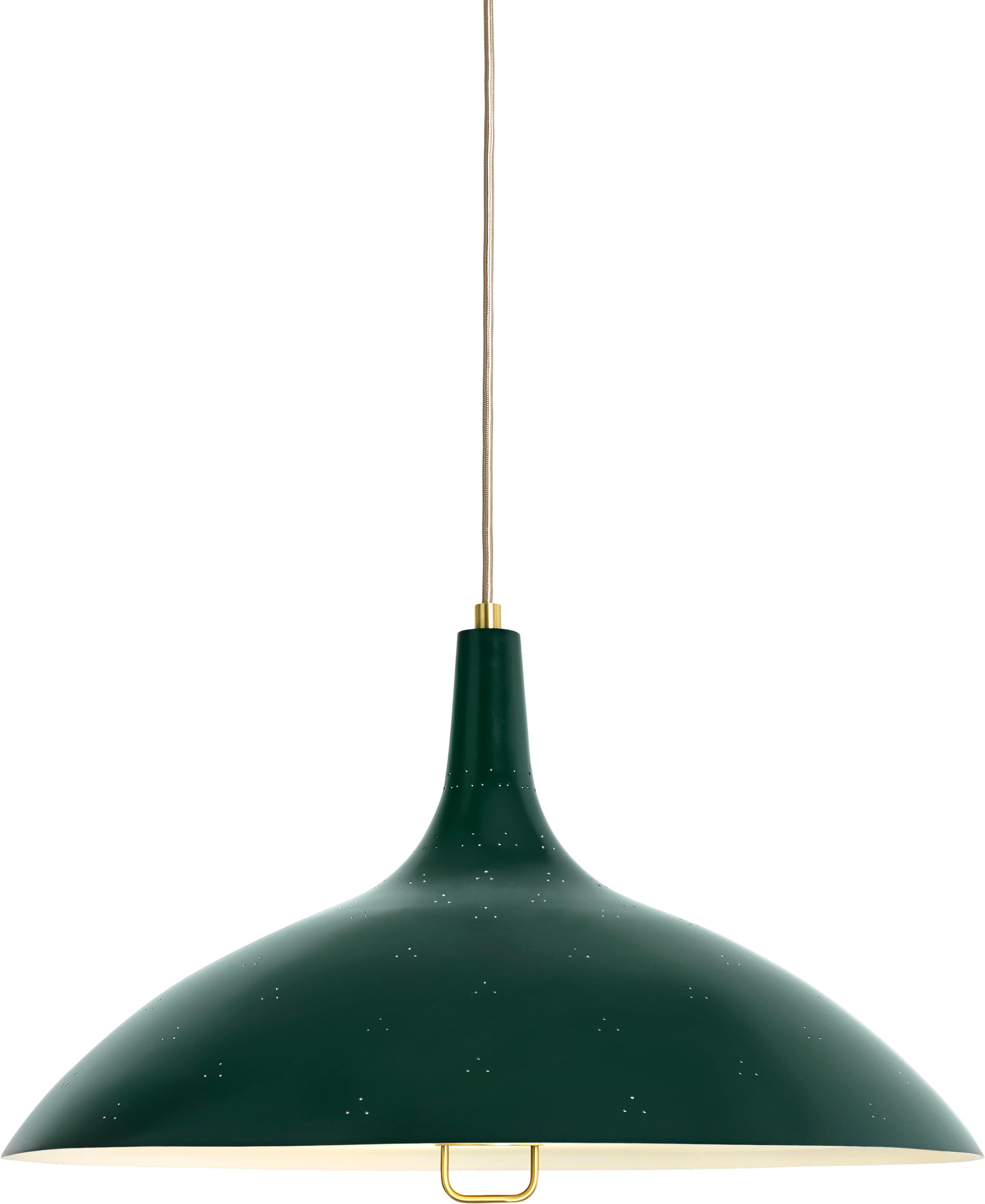 Contemporary Paavo Tynell '1965' Pendant Lamp in Brass For Sale