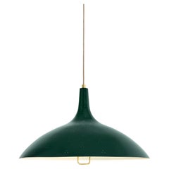 Paavo Tynell '1965' Pendant Lamp in Green for Gubi
