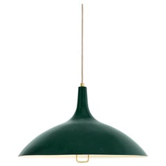 Paavo Tynell '1965' Pendant Lamp in Green