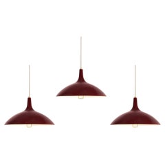 Paavo Tynell '1965' Pendant Lamp in Red for GUBI