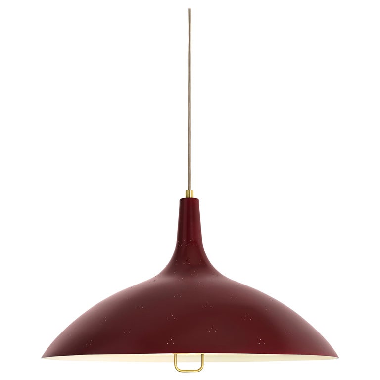 Paavo Tynell 1965 pendant lamp, new, designed in 1947, offered by Two Enlighten Los Angeles