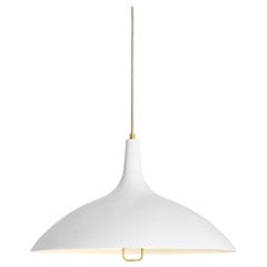 Vintage Paavo Tynell '1965' Pendant Lamp in White