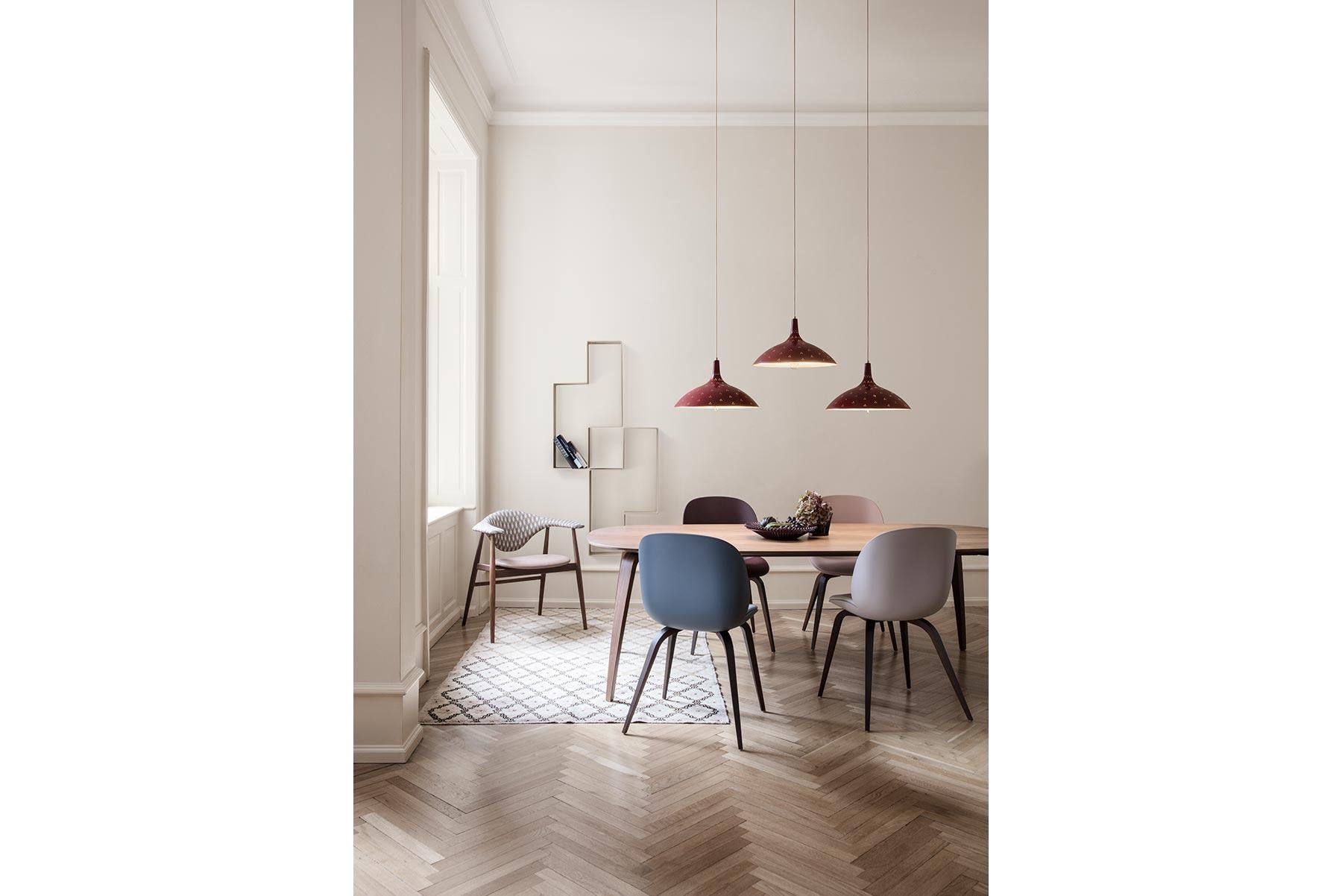 Contemporary Paavo Tynell 1965 Pendant Lamps, Bordeaux For Sale