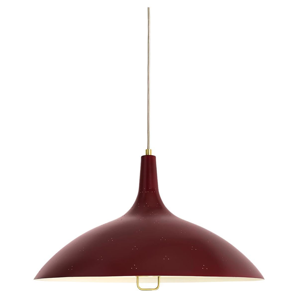 Paavo Tynell 1965 Pendant Lamps, Bordeaux For Sale