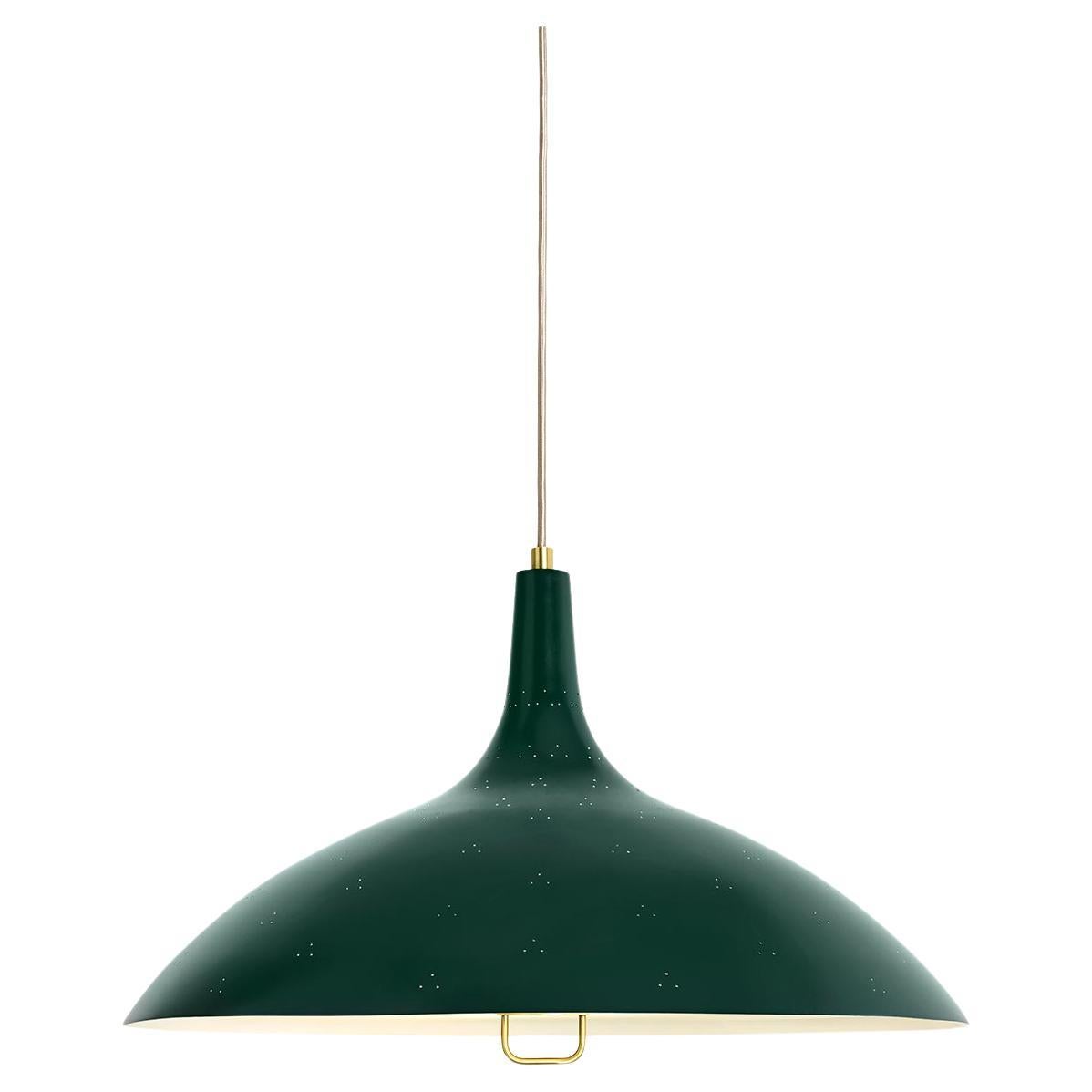 Lampes suspendues Paavo Tynell 1965, vertes