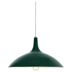 Paavo Tynell 1965 Pendant Lamps, Green