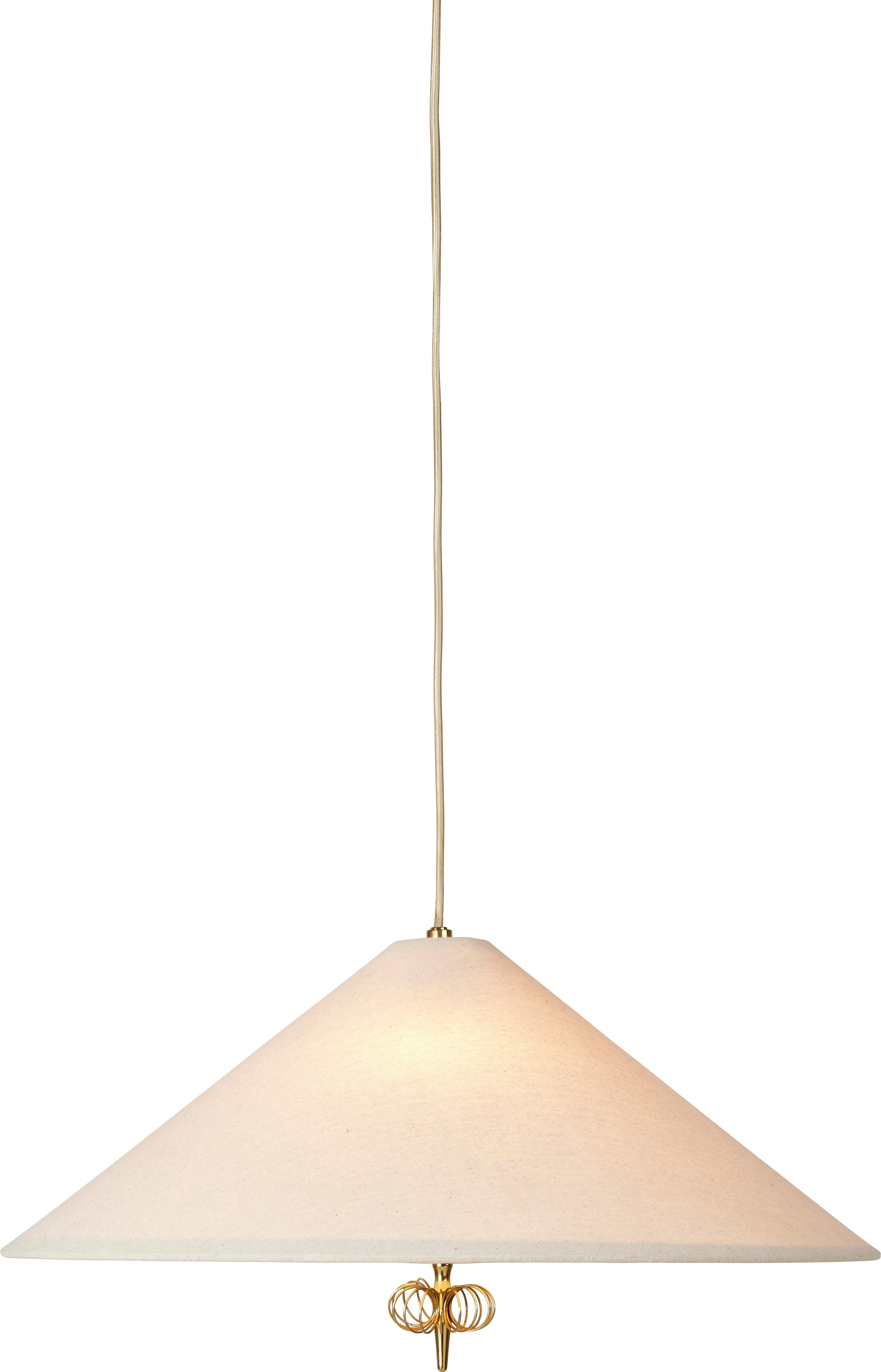 Lampada a sospensione a contrappeso in ottone 'A1967' di Paavo Tynell per Gubi in vendita 2