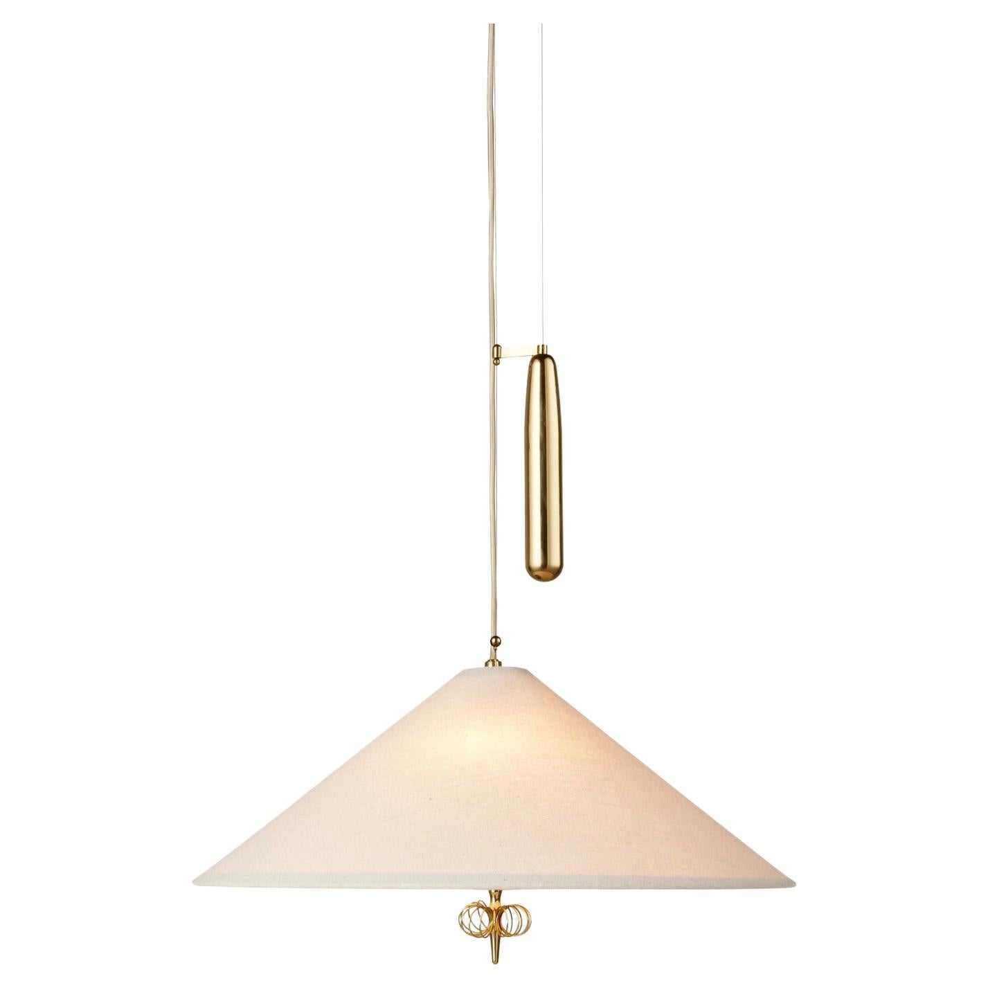 Paavo Tynell 'A1967' Brass Counterweight Pendant Lamp for GUBI
