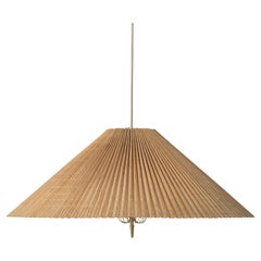 Colgante Paavo Tynell 1972 Pantalla de bambú Ø60 cm para GUBI