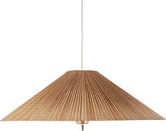 Paavo Tynell 1972 Pendant Bamboo Shade Ø90 cm for GUBI
