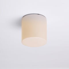 Paavo Tynell ‘80112-25’ Ceiling Lamp in White Opaline Glass, 1950s