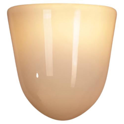 Paavo Tynell "80112-25" Milk Glass Ceiling Light for Idman Oy, Finland 1950s For Sale