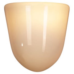 Paavo Tynell "80112-25" Milk Glass Ceiling Light for Idman Oy, Finland 1950s