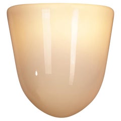 Paavo Tynell "80112-25" Milk Glass Ceiling Light for Idman Oy, Finland 1950s