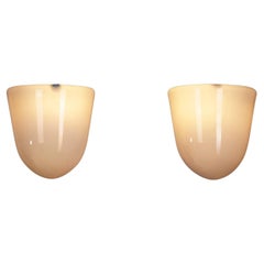 Paavo Tynell "80112-25" Milk Glass Ceiling Lights for Idman Oy, Finland 1950s