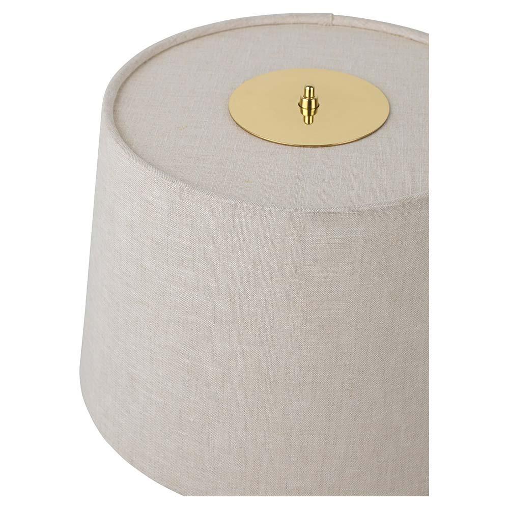 Mid-Century Modern Paavo Tynell 9205 Table Lamp Canvas Shade for GUBI For Sale