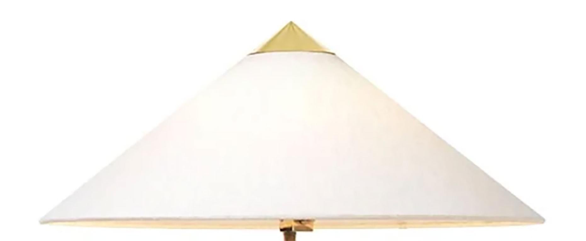 Danish Paavo Tynell 9602 Canvas Shade For Sale