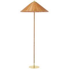 Paavo Tynell 9602 Floor Lamp, Wicker Willow