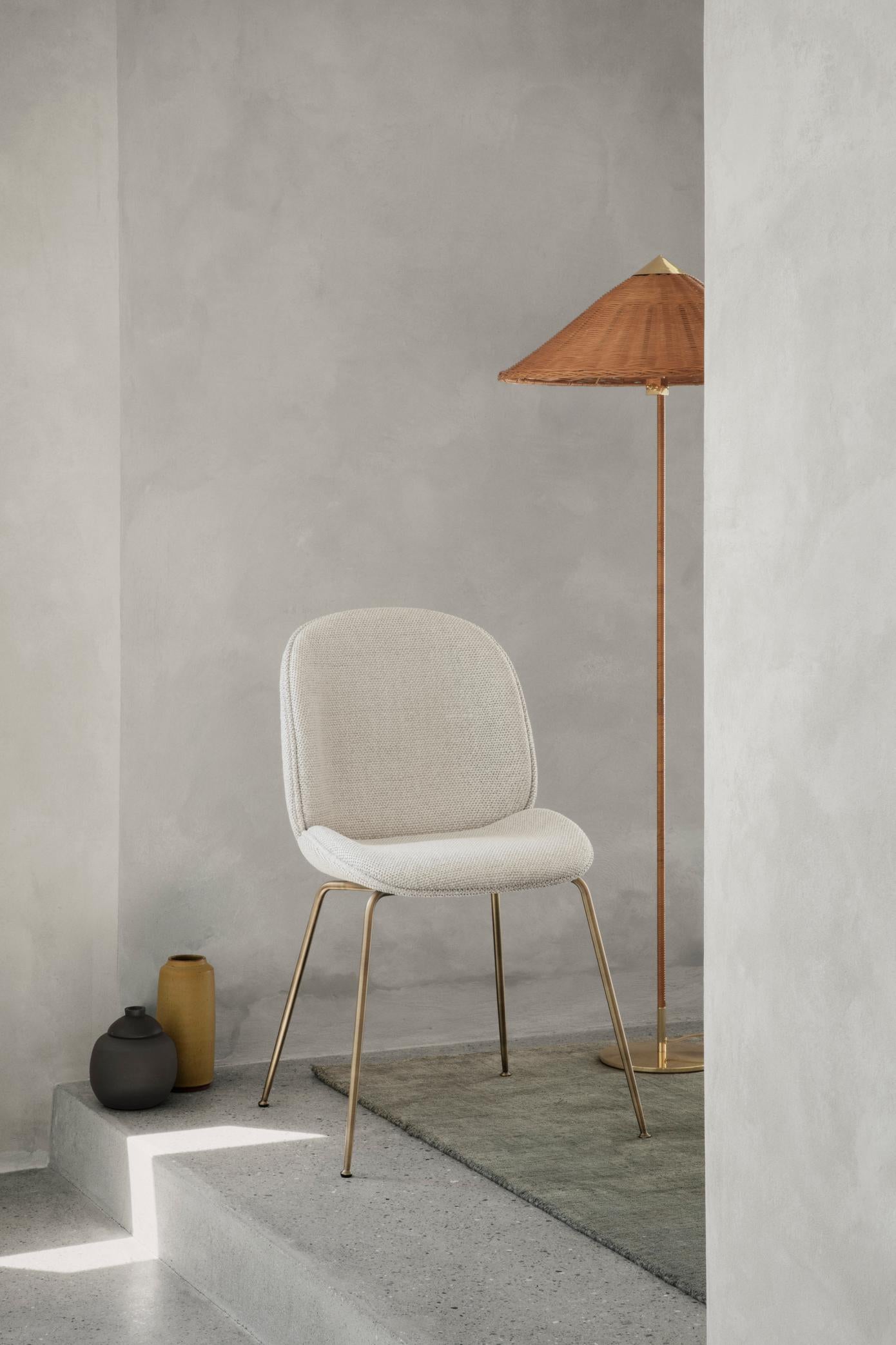 Lampadaire Paavo Tynell 9602 avec abat-jour en osier et saule pour GUBI en vente 4