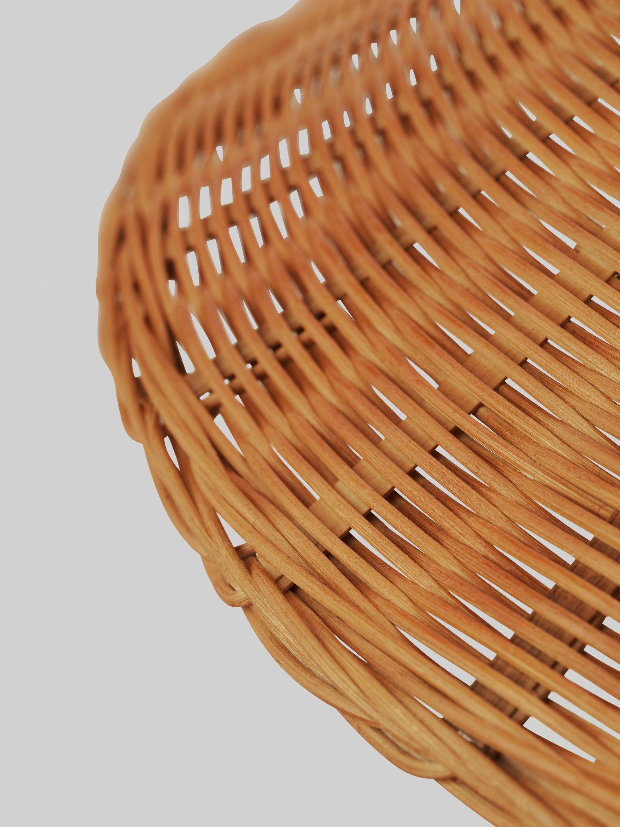 Mid-Century Modern Lampadaire Paavo Tynell 9602 avec abat-jour en osier et saule pour GUBI en vente