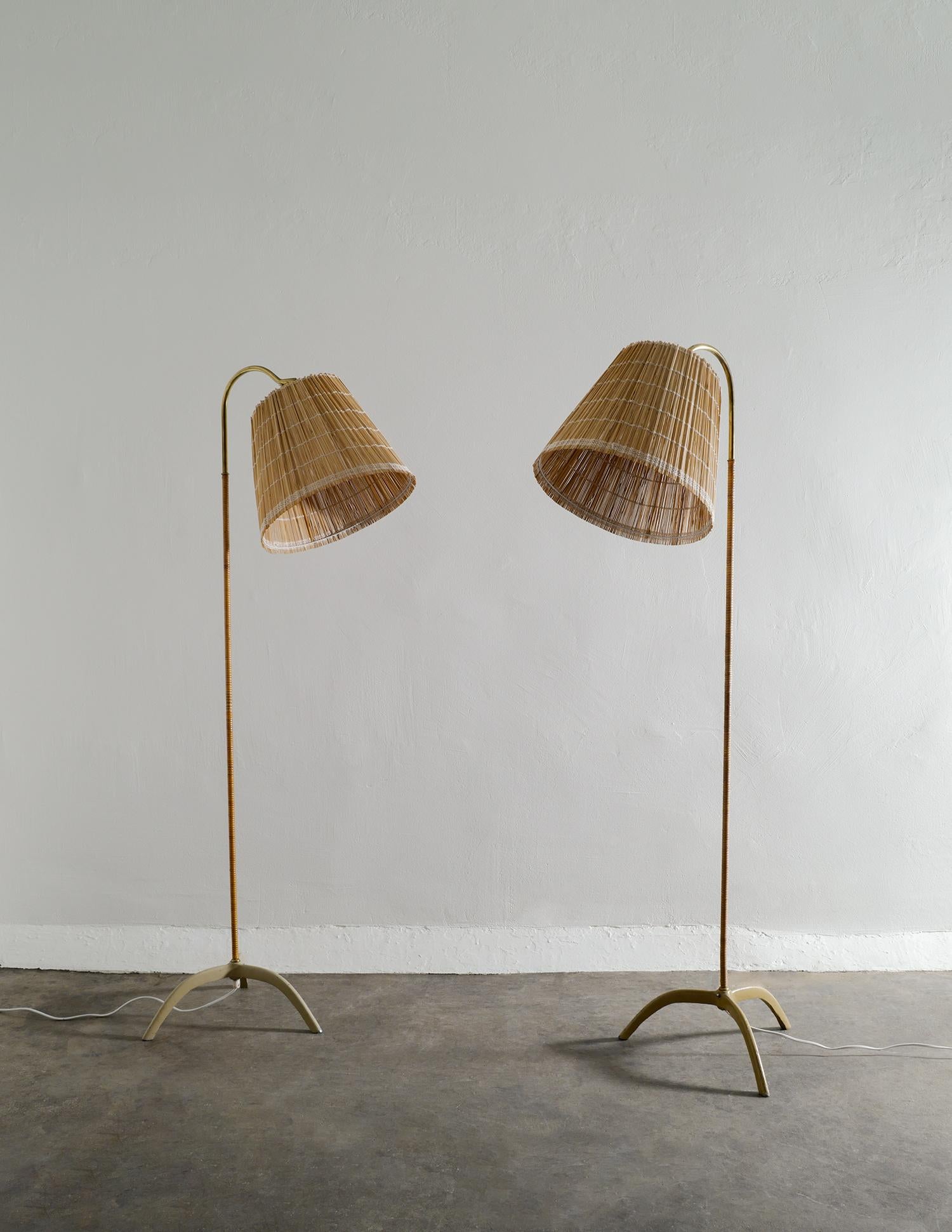 Very rare pair of mid-century Paavo Tynell 