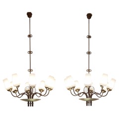 Paavo Tynell, a Pair of Chandelier, Taito Oy