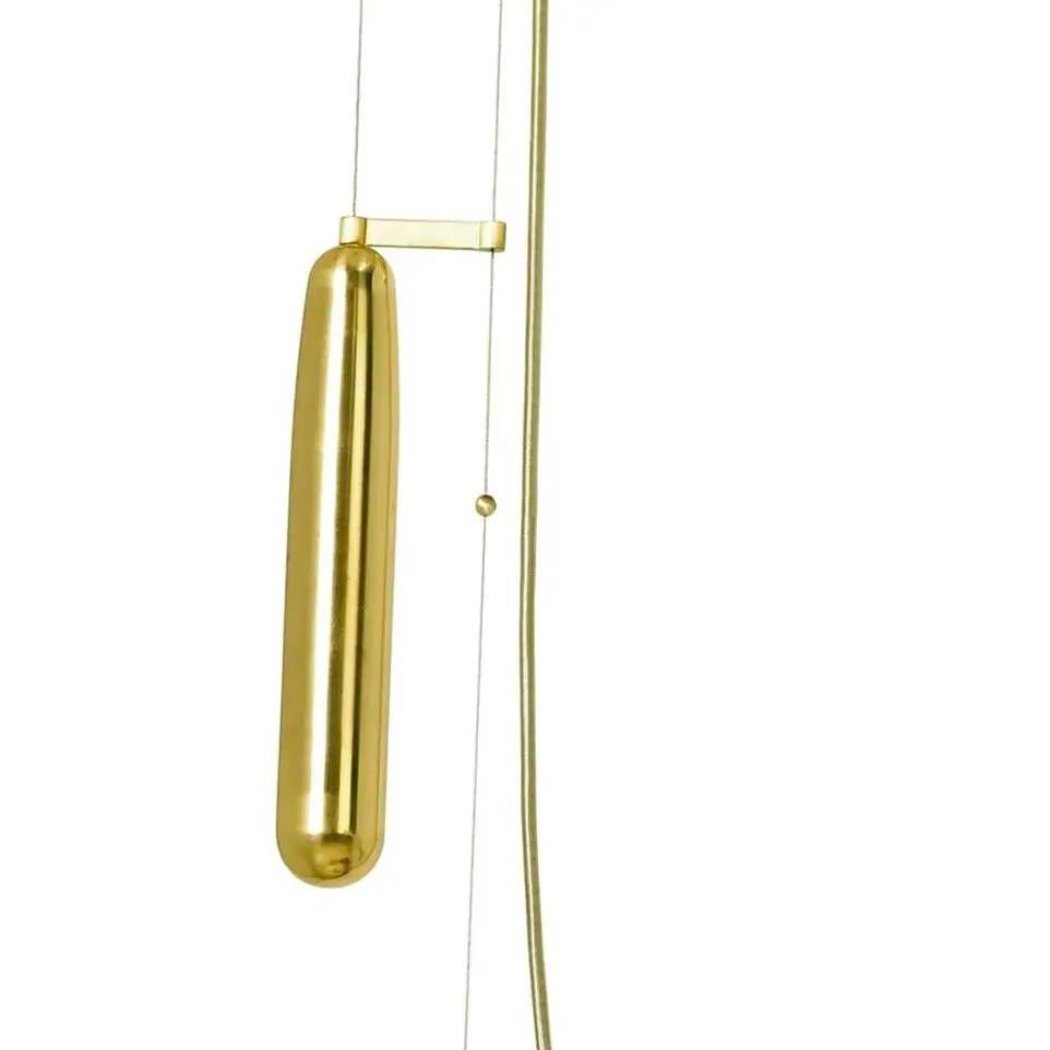 Mid-Century Modern Paavo Tynell 'A1965' Counterweight Pendant Lamp in Brass For Sale