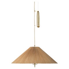 Colgante Paavo Tynell A1972 Pantalla de bambú Ø60 cm para GUBI