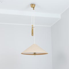 Verstellbare Deckenleuchte von Paavo Tynell, 1967, im Originalzustand, Taito 1950er Jahre