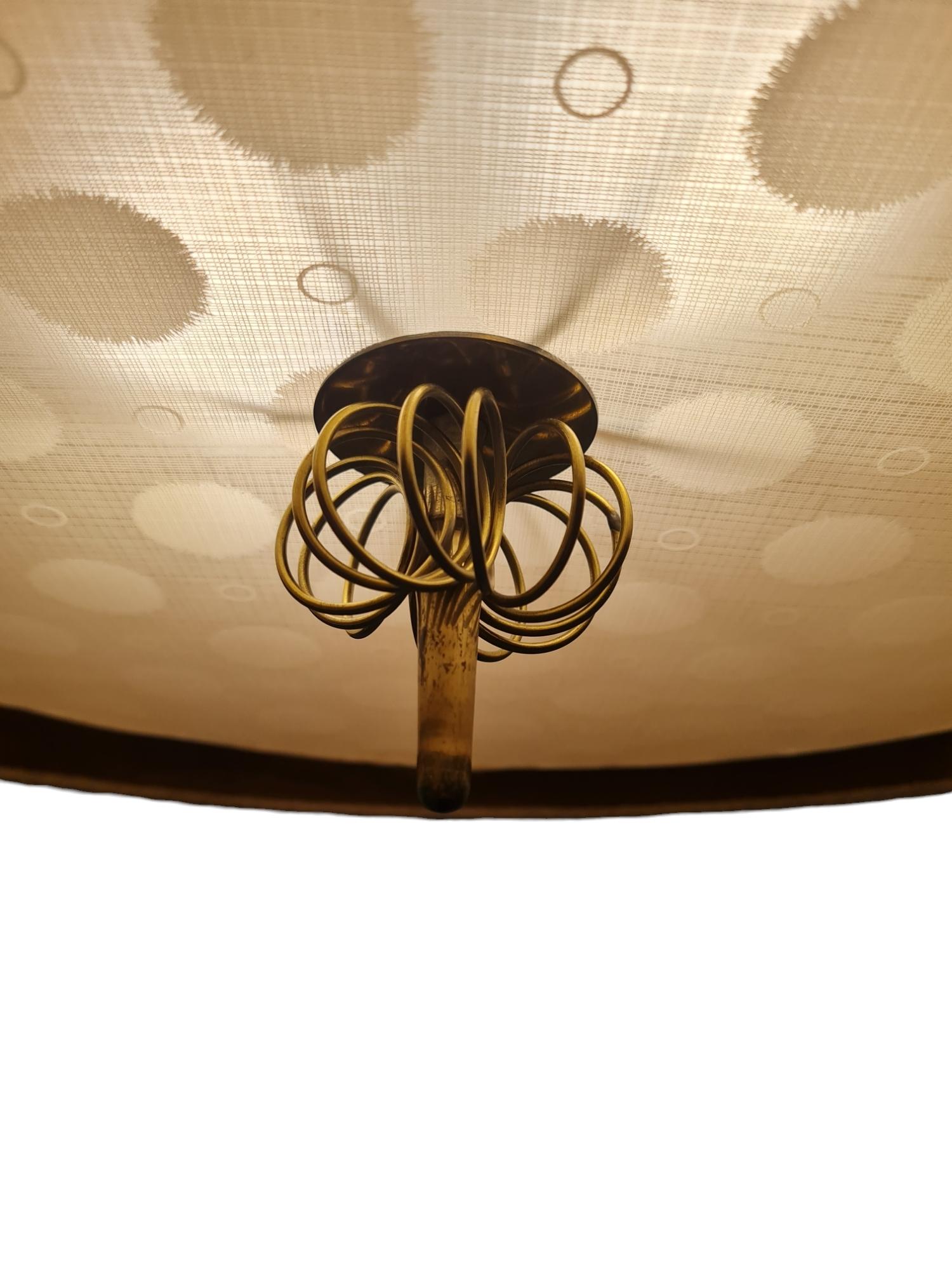 Scandinavian Modern Paavo Tynell Adjustable Ceiling Lamp 1967 in Original Condition, Taito 1950s For Sale
