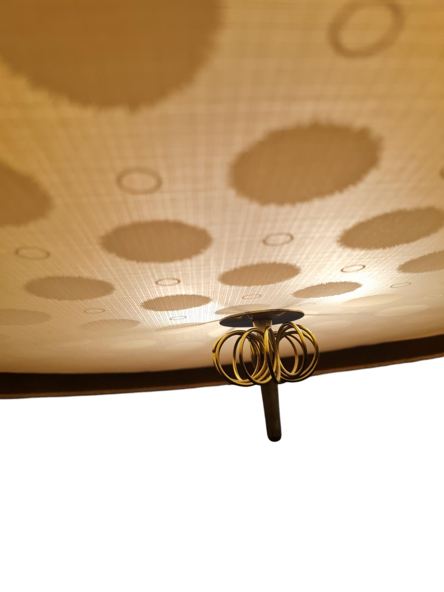 Paavo Tynell Adjustable Ceiling Lamp 1967 in Original Condition, Taito 1950s In Good Condition For Sale In Helsinki, FI