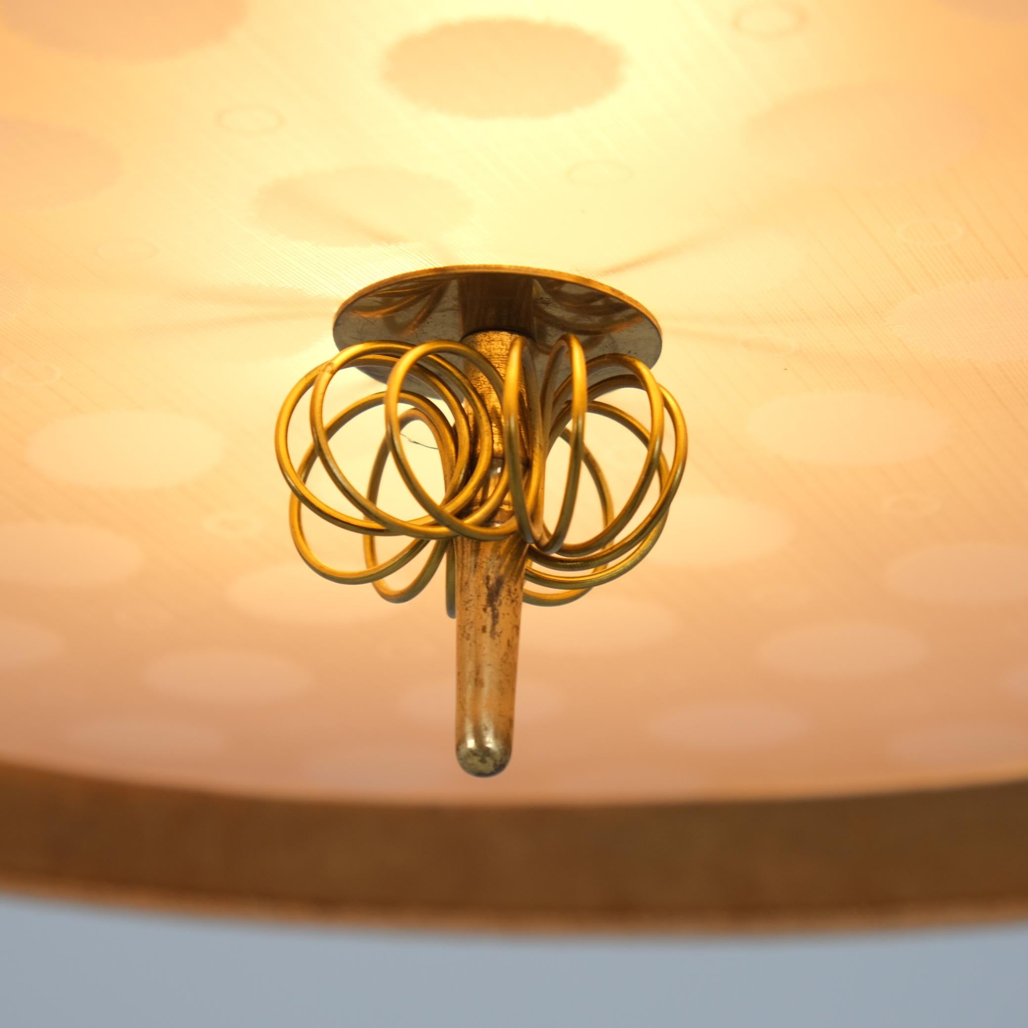 Mid-20th Century Paavo Tynell Adjustable Ceiling Lamp 1967 in Original Condition, Taito 1950s For Sale
