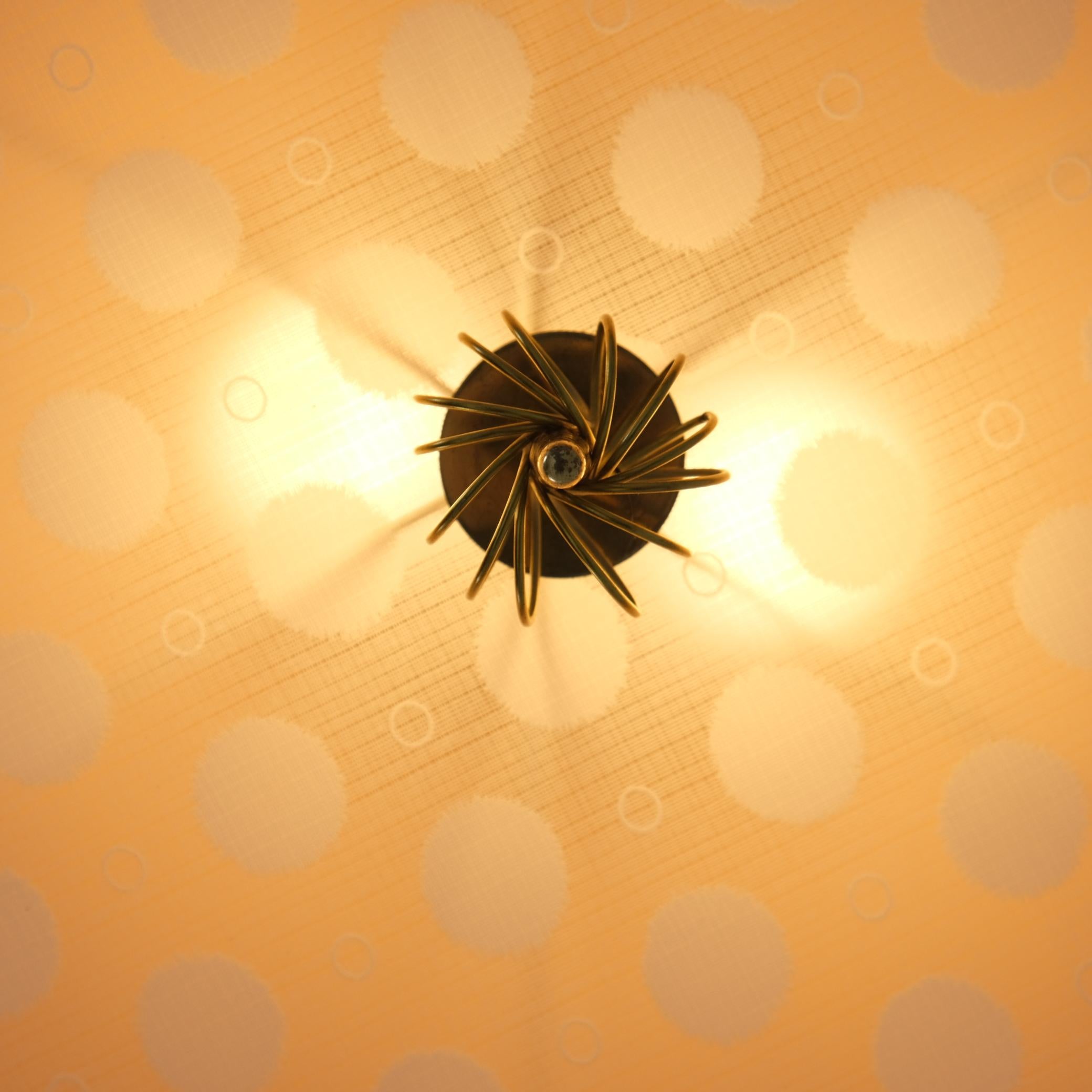 Paavo Tynell Adjustable Ceiling Lamp 1967 in Original Condition, Taito 1950s For Sale 1
