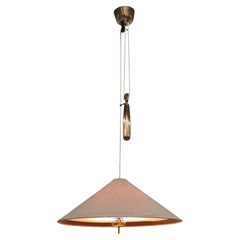 Lampada da soffitto regolabile Paavo Tynell 1967 in condizioni originali, Taito anni '50
