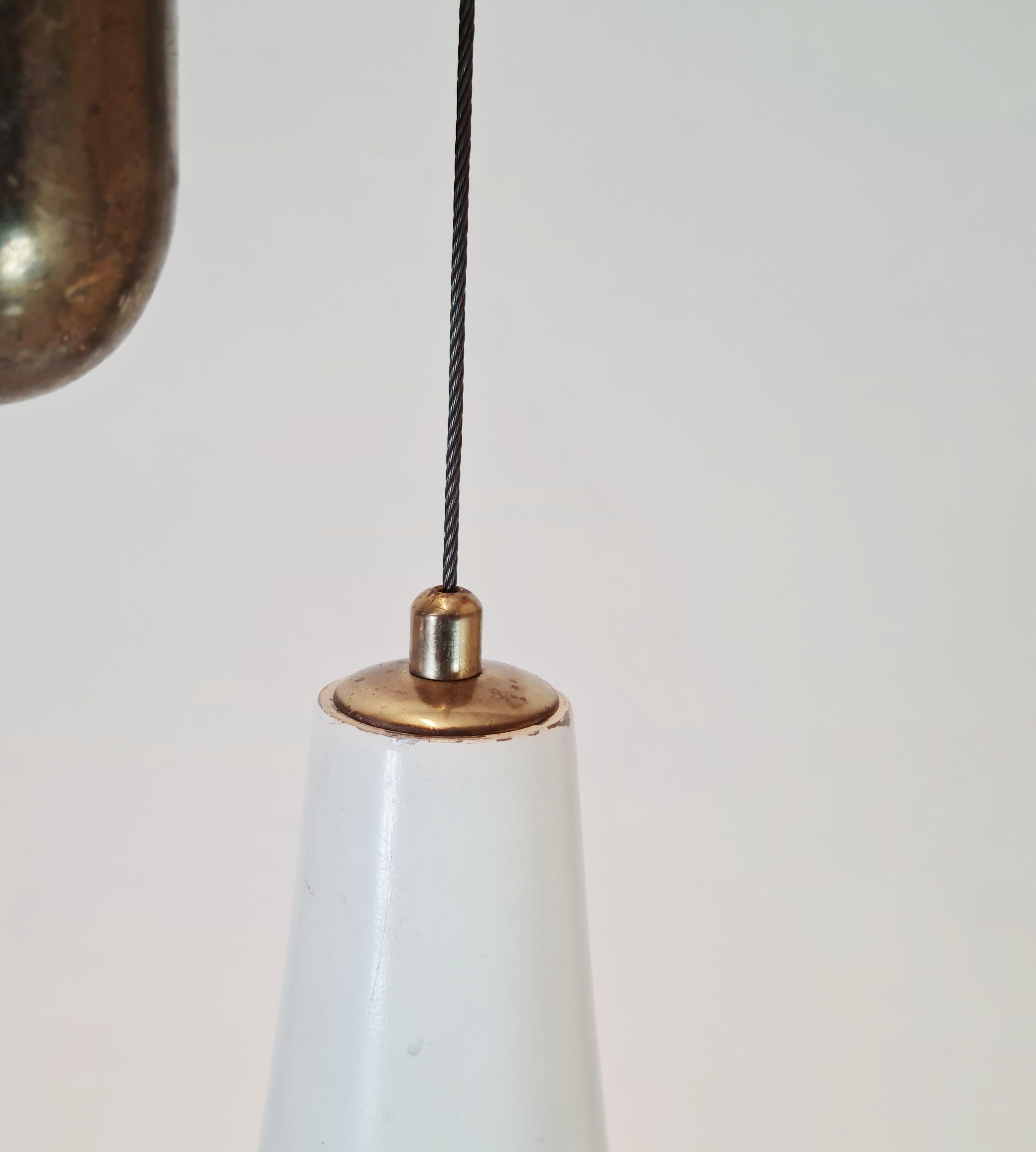 Finnish Paavo Tynell Adjustable Ceiling Lamp Model 1965, Taito 1950s For Sale