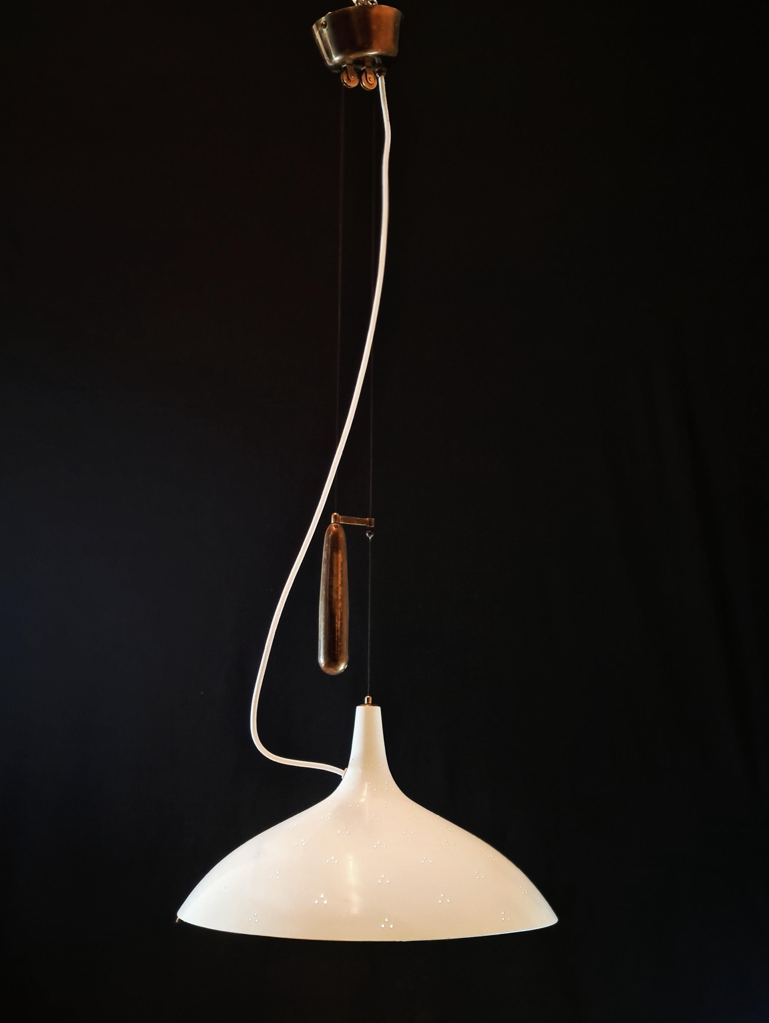 Paavo Tynell Adjustable Ceiling Lamp Model 1965, Taito 1950s For Sale 1