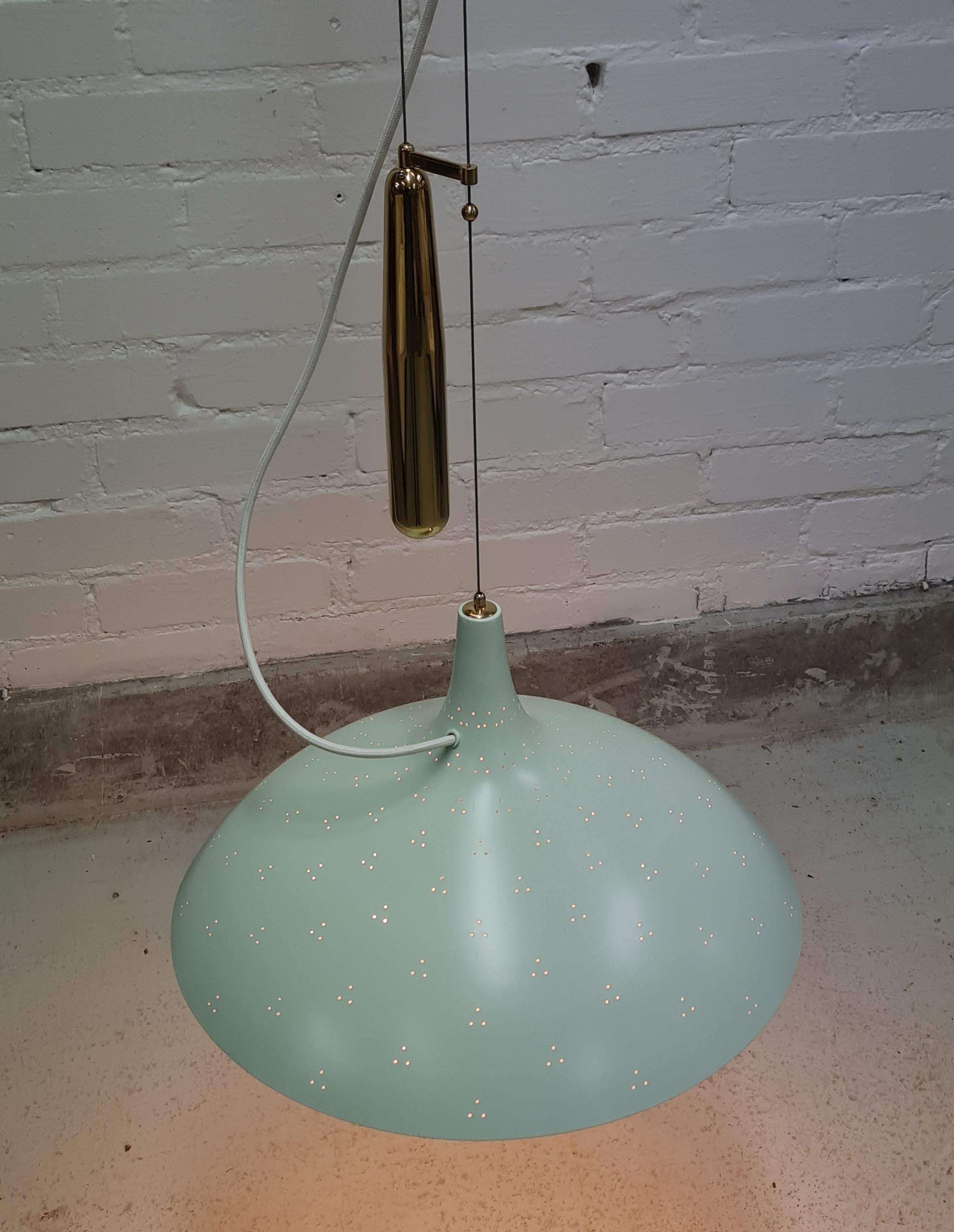 Paavo Tynell Adjustable Ceiling Lamp Model A1965, Taito For Sale 2