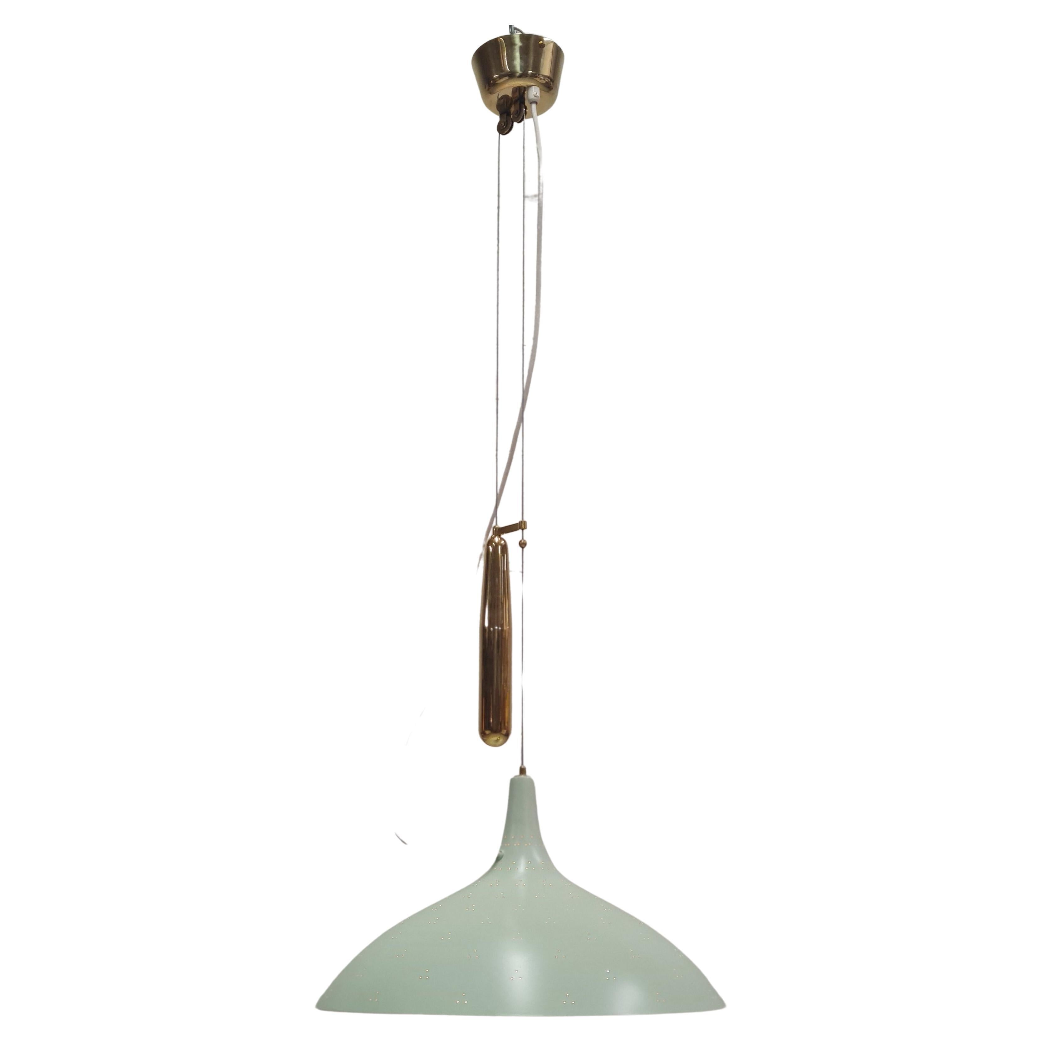 Paavo Tynell Adjustable Ceiling Lamp Model A1965, Taito For Sale