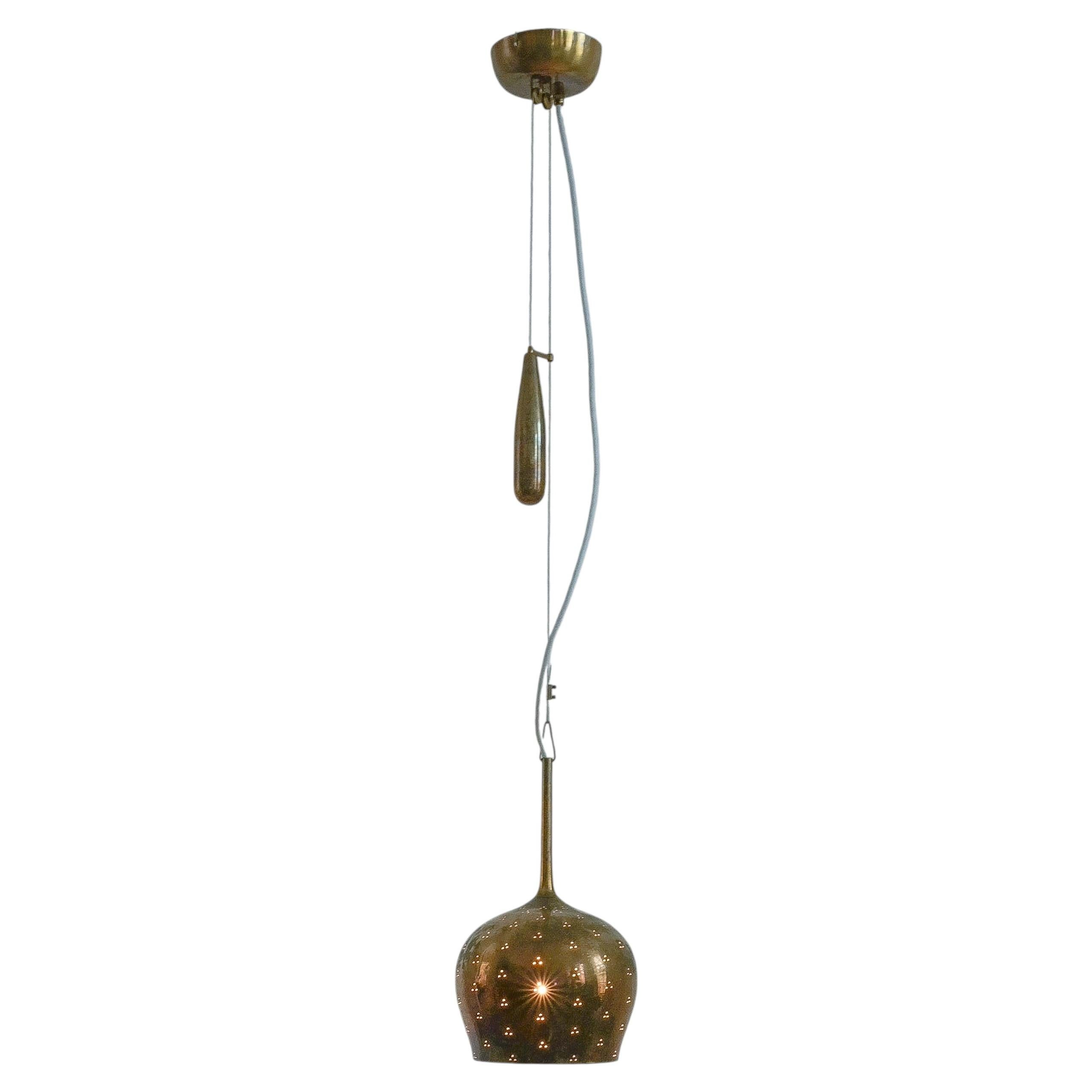 Paavo Tynell Adjustable Counter Balance Pendant Light, Model A1957 For Sale