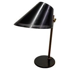 Paavo Tynell Adjustable Table Lamp Model 9227 In Black, Taito & Idman
