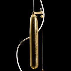 Lampe à suspension Paavo Tynell avec contrepoids, modèle 1965, conçue pour Taito Oy