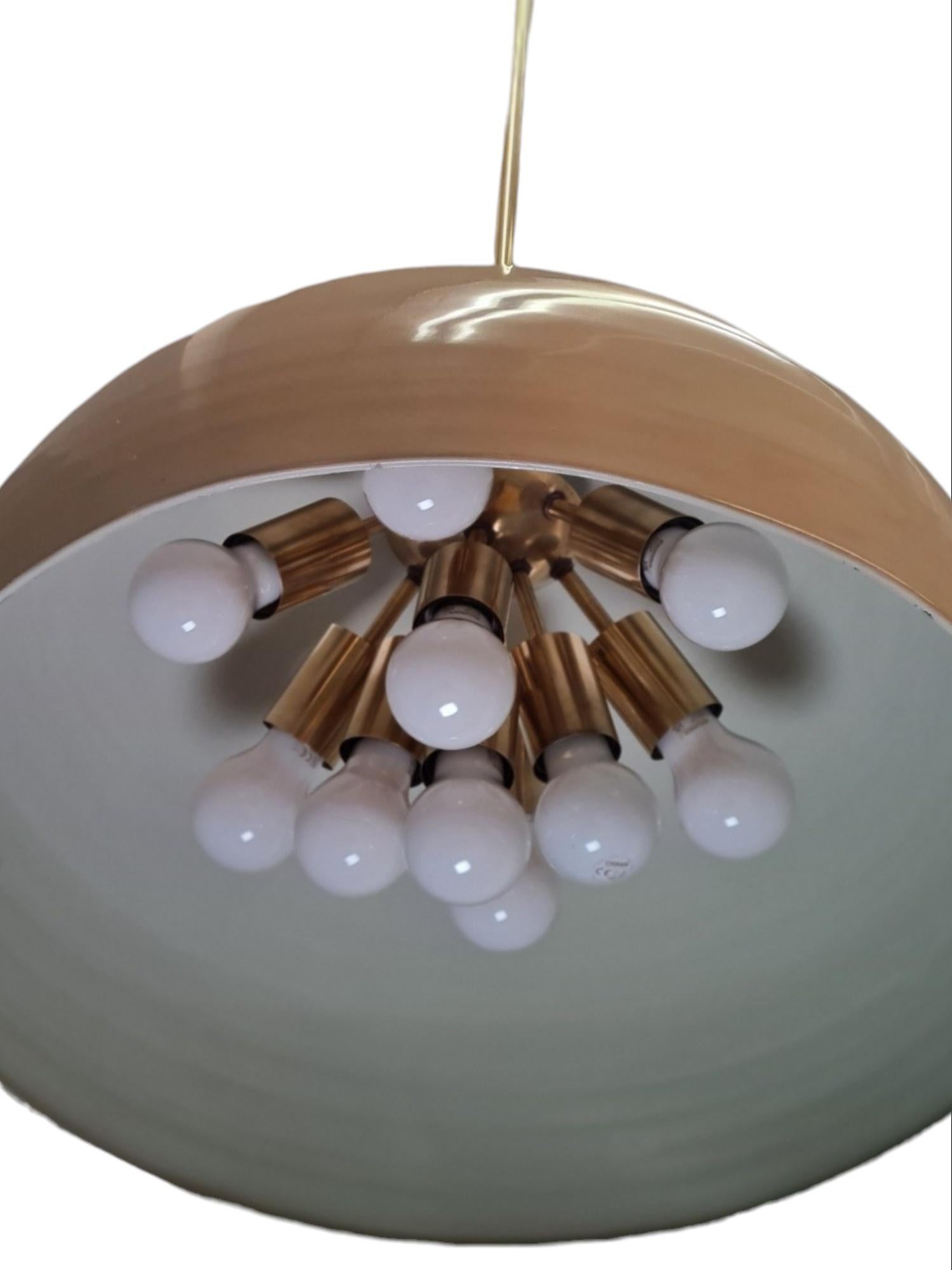 Finnish Paavo Tynell Aulanko Hotel Ceiling Lamp  For Sale